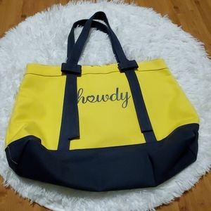 DRAPER JAMES HOWDY  BAG IN YELLOW/NAVY